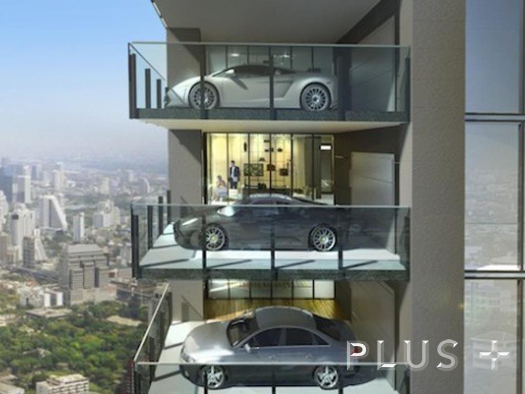 Auto-parking at balcony of your room